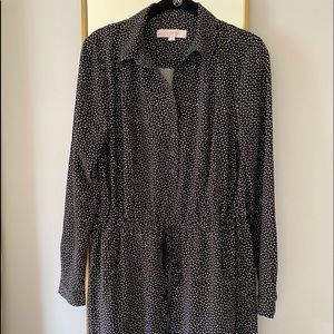 Loft printed dress, size 8